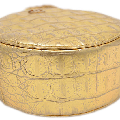 ココマーク ラウンド チェーンショルダーバッグ ゴールド ゴールド金具 ショルダーバッグ