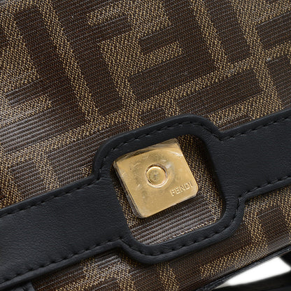 ズッカ バケット 2WAYバッグ PVC/レザー ブラウン/ブラック 8BS034 ショルダーバッグ