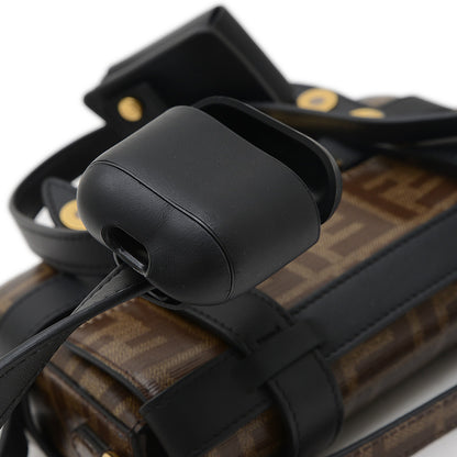 ズッカ バケット 2WAYバッグ PVC/レザー ブラウン/ブラック 8BS034 ショルダーバッグ