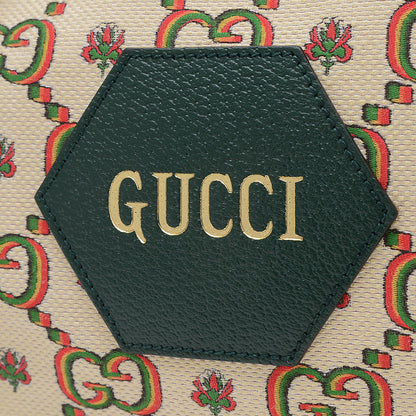 GGキャンバス 100周年記念 トートバッグ キャンバス グリーン/マルチカラー 676681 トートバッグ