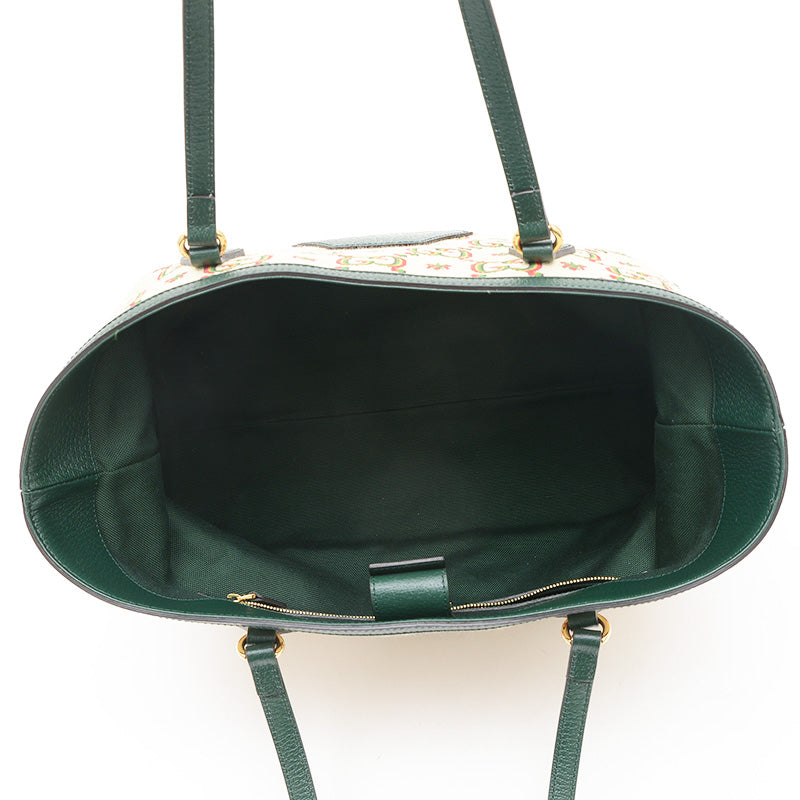 GGキャンバス 100周年記念 トートバッグ キャンバス グリーン/マルチカラー 676681 トートバッグ