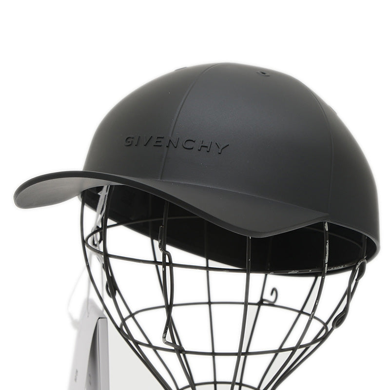 ラバーファブリック モールデッド キャップ ブラック 58サイズ キャップ