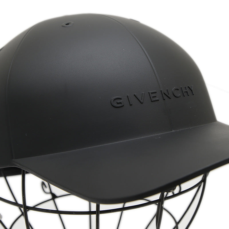 ラバーファブリック モールデッド キャップ ブラック 58サイズ キャップ