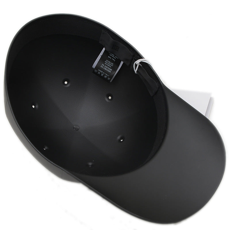 ラバーファブリック モールデッド キャップ ブラック 58サイズ キャップ