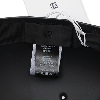 ラバーファブリック モールデッド キャップ ブラック 58サイズ キャップ