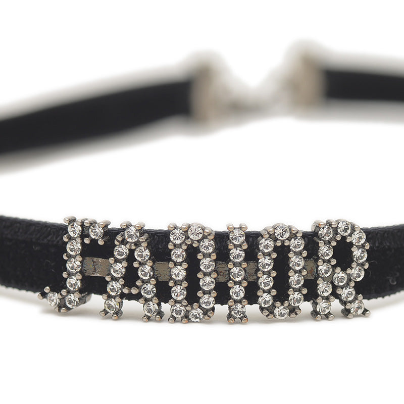 チョーカー ロゴ ジャドール ラインストーン J'adore チョーカー