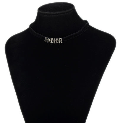 チョーカー ロゴ ジャドール ラインストーン J'adore チョーカー