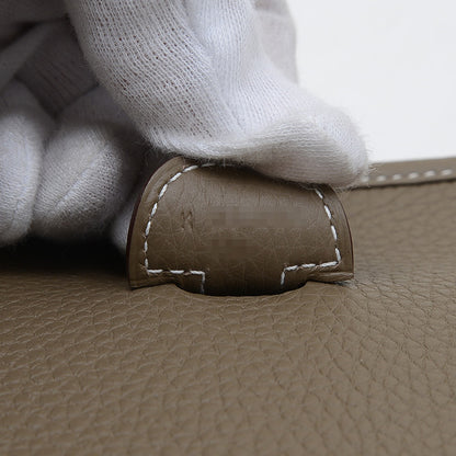 エブリン3 PM トリヨン エトゥープ シルバー金具 K刻印 ショルダーバッグ