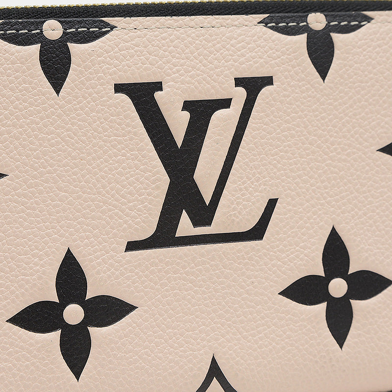 LVクラフティ アンプラント ジッピーウォレット 長財布 クレーム/ノワール M69727 長財布