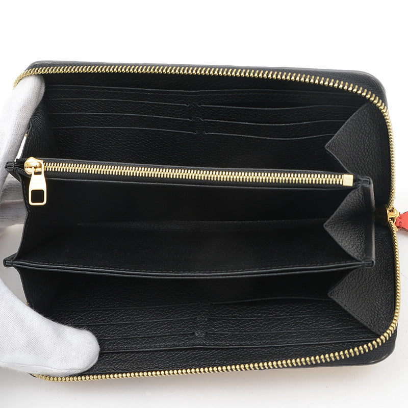 LVクラフティ アンプラント ジッピーウォレット 長財布 クレーム/ノワール M69727 長財布