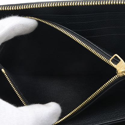 LVクラフティ アンプラント ジッピーウォレット 長財布 クレーム/ノワール M69727 長財布