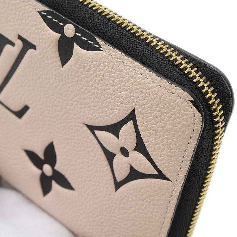 LVクラフティ アンプラント ジッピーウォレット 長財布 クレーム/ノワール M69727 長財布