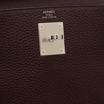 ケリー28 内縫い トゴ ルージュセリエ シルバー金具 B刻印 ハンドバッグ