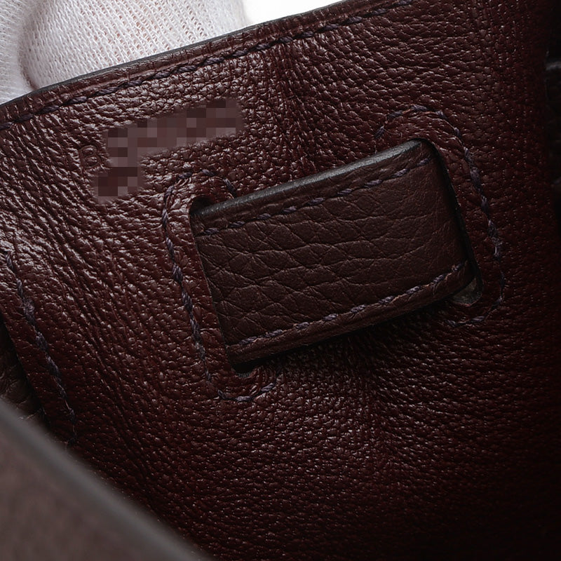 ケリー28 内縫い トゴ ルージュセリエ シルバー金具 B刻印 ハンドバッグ