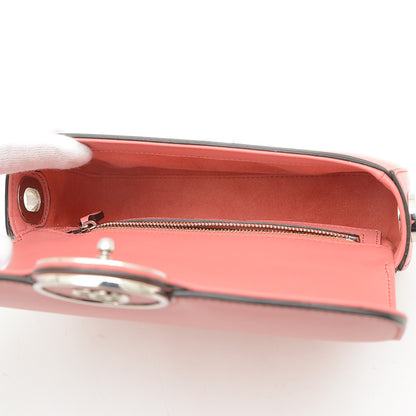 プチGG ミニ ショルダーバッグ レザー ピンク 739722 ショルダーバッグ