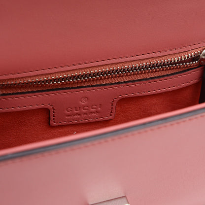 プチGG ミニ ショルダーバッグ レザー ピンク 739722 ショルダーバッグ