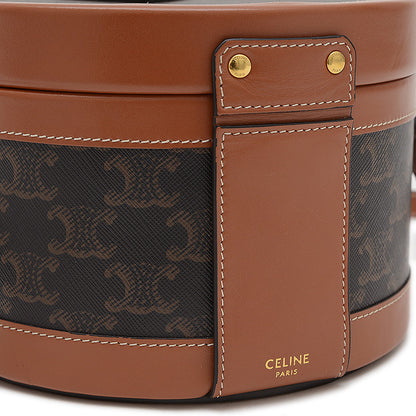 トリオンフ タンブール ミディアム ショルダーバッグ タン/ブラック ショルダーバッグ