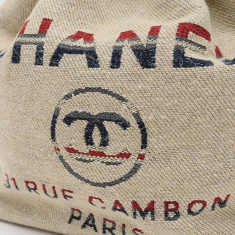 ドーヴィル バックパック ヘンプ/レザー ベージュ A93787 リュック・デイパック