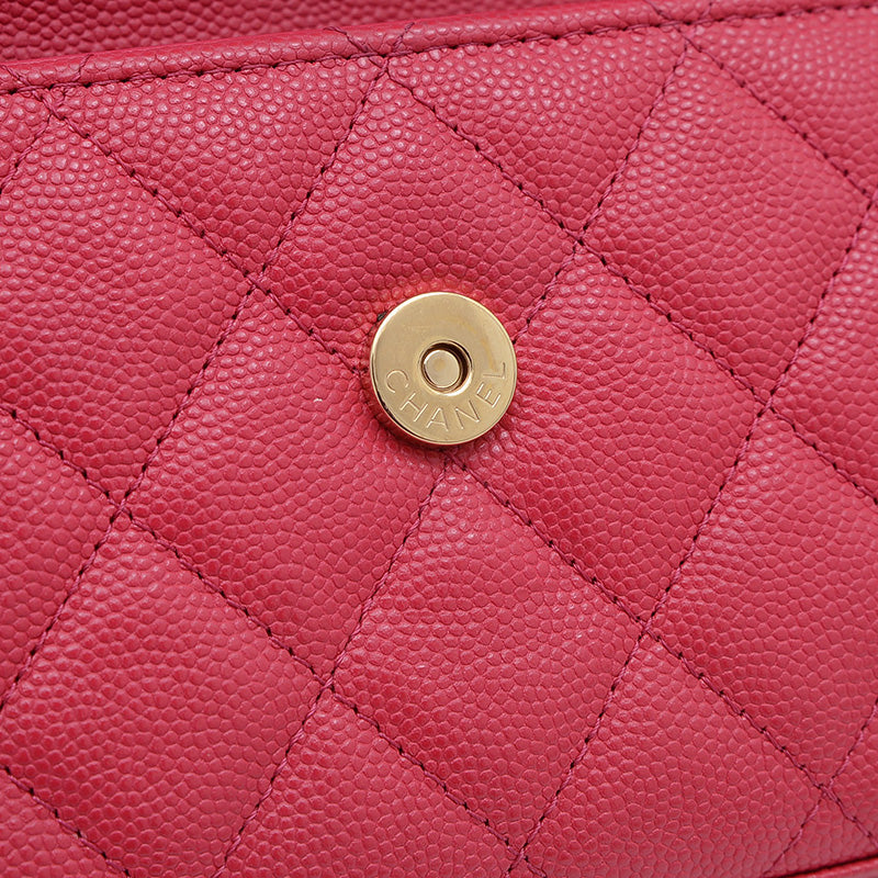 マトラッセ フォンケース 2WAYバッグ キャビアスキン ピンク ゴールド金具 AP3238 ハンドバッグ