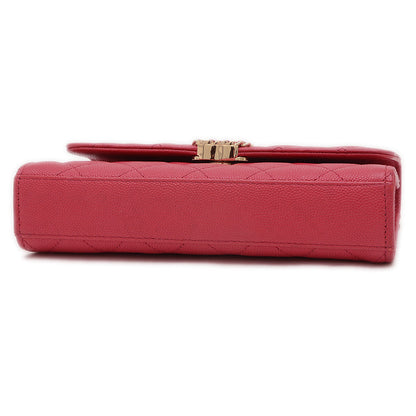 マトラッセ フォンケース 2WAYバッグ キャビアスキン ピンク ゴールド金具 AP3238 ハンドバッグ