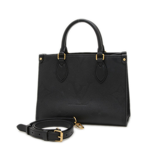 モノグラムアンプラント オンザゴーPM 2WAYバッグ ブラック M45653 ハンドバッグ