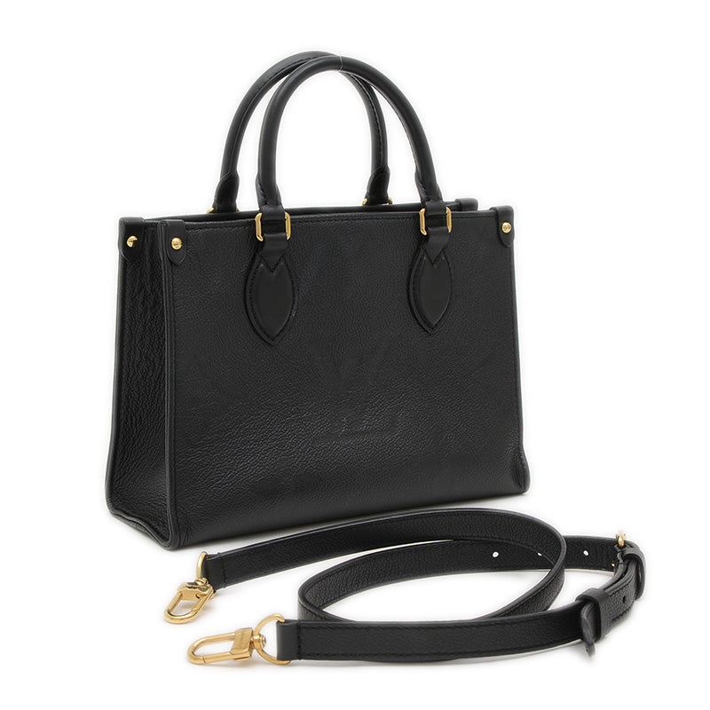 モノグラムアンプラント オンザゴーPM 2WAYバッグ ブラック M45653 ハンドバッグ