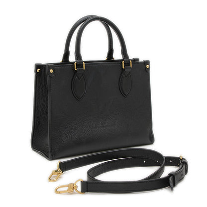 モノグラムアンプラント オンザゴーPM 2WAYバッグ ブラック M45653 ハンドバッグ