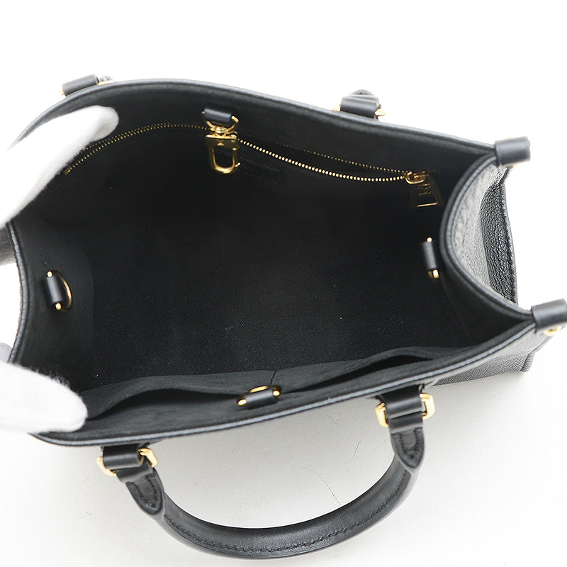 モノグラムアンプラント オンザゴーPM 2WAYバッグ ブラック M45653 ハンドバッグ