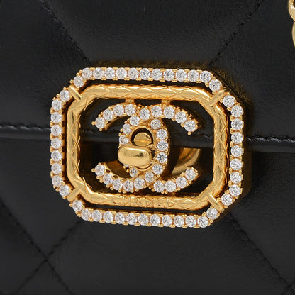 マトラッセ ミニ フラップ バッグ カーフスキン ブラック ゴールド金具 AS3720 ショルダーバッグ