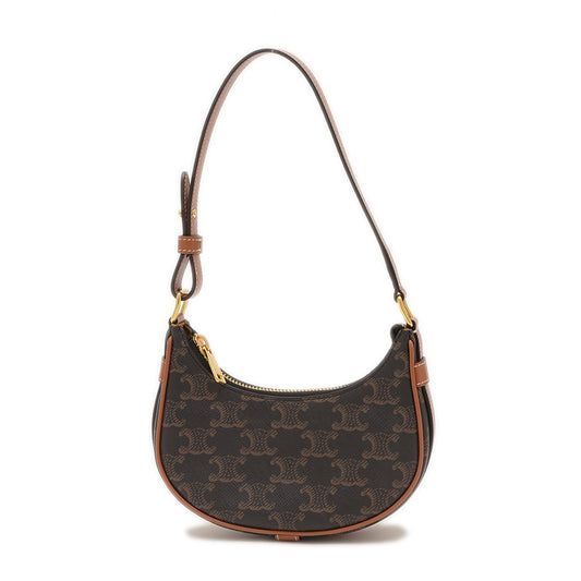 トリオンフ アヴァ ミニ ハンドバッグ ポーチ タン/ブラック ハンドバッグ