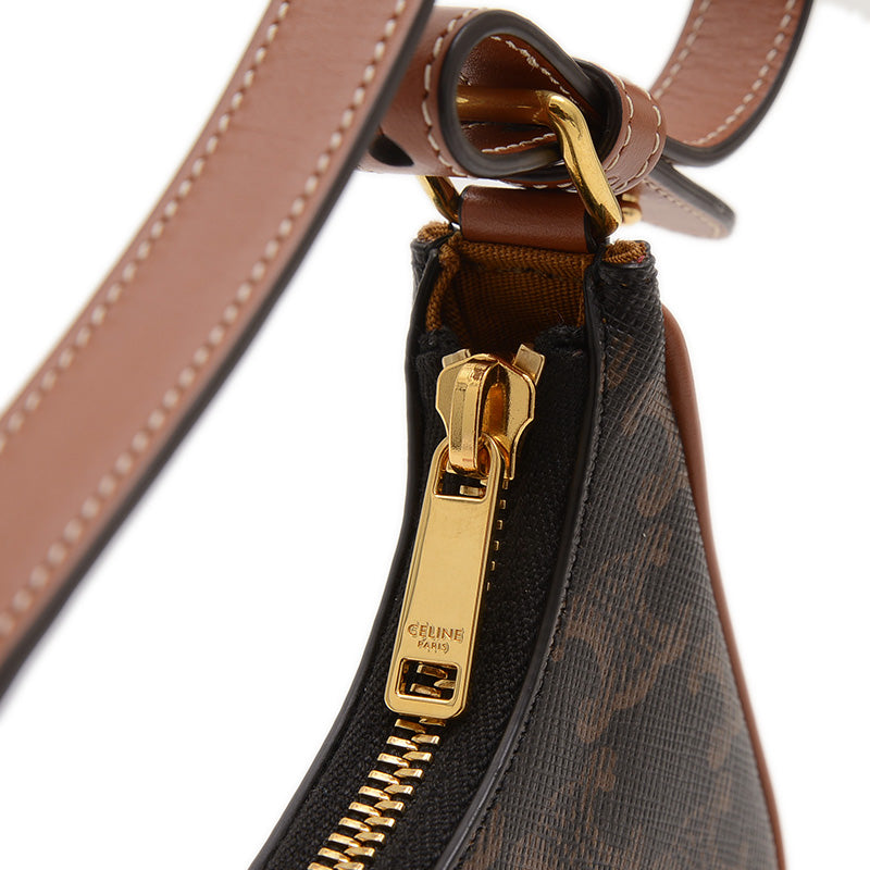 トリオンフ アヴァ ミニ ハンドバッグ ポーチ タン/ブラック ハンドバッグ