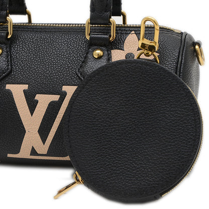 モノグラムアンプラント パピヨンBB 2WAYバッグ ブラック/ベージュ M45980 ハンドバッグ