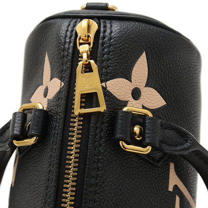 モノグラムアンプラント パピヨンBB 2WAYバッグ ブラック/ベージュ M45980 ハンドバッグ