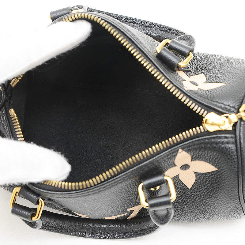 モノグラムアンプラント パピヨンBB 2WAYバッグ ブラック/ベージュ M45980 ハンドバッグ