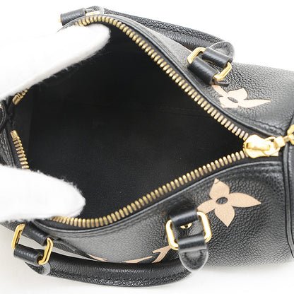 モノグラムアンプラント パピヨンBB 2WAYバッグ ブラック/ベージュ M45980 ハンドバッグ