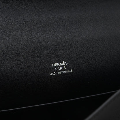 ポシェットケリー スイフト ブラック シルバー金具 B刻印 ハンドバッグ