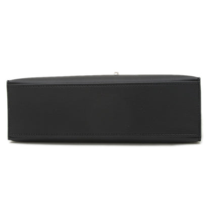 ポシェットケリー スイフト ブラック シルバー金具 B刻印 ハンドバッグ