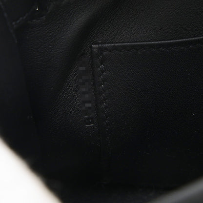 ポシェットケリー スイフト ブラック シルバー金具 B刻印 ハンドバッグ