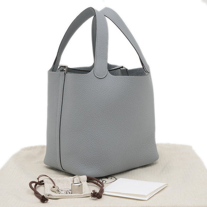 ピコタンロック MM 22 トリヨン グリパンタン シルバー金具 W刻印 ハンドバッグ