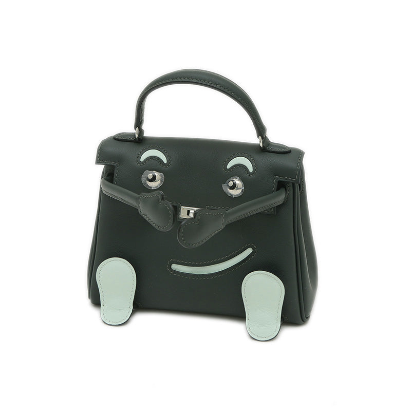 ケリードール スイフト ニューヴェールフォンセ/ペパーミント シルバー金具 K刻印 ハンドバッグ