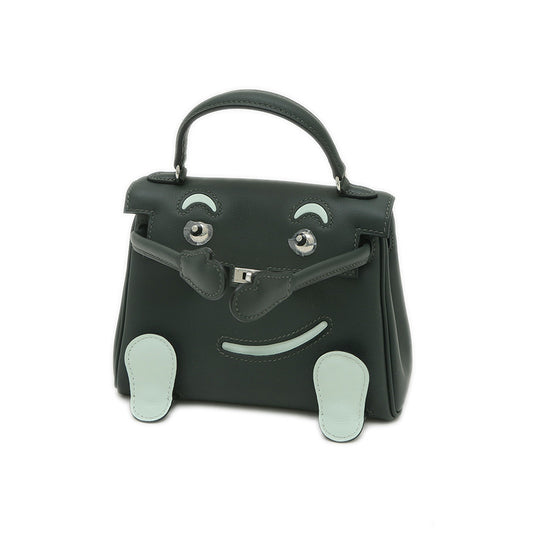 ケリードール スイフト ニューヴェールフォンセ/ペパーミント シルバー金具 K刻印 ハンドバッグ