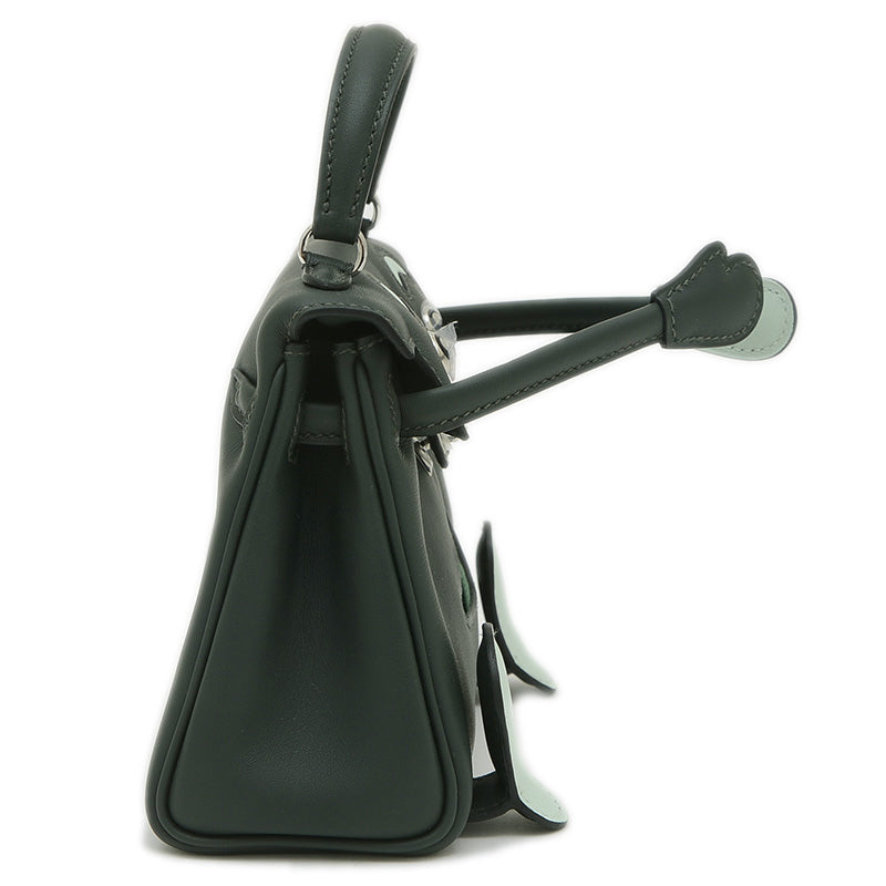 ケリードール スイフト ニューヴェールフォンセ/ペパーミント シルバー金具 K刻印 ハンドバッグ