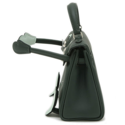 ケリードール スイフト ニューヴェールフォンセ/ペパーミント シルバー金具 K刻印 ハンドバッグ