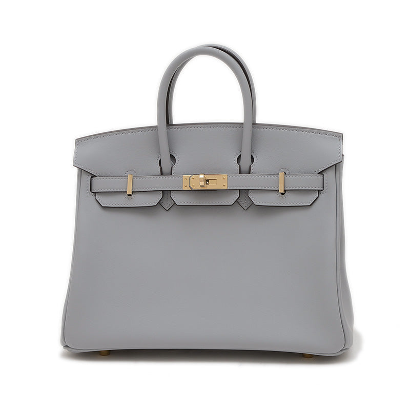 バーキン25 スイフト グリパンタン シャンパンゴールド金具 K刻印 ハンドバッグ