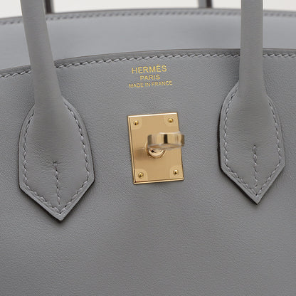 バーキン25 スイフト グリパンタン シャンパンゴールド金具 K刻印 ハンドバッグ