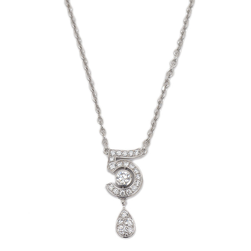 エターナル シャネル No.5 ネックレス K18WG/ダイヤ ネックレス