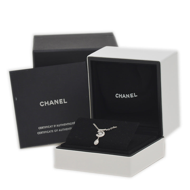 エターナル シャネル No.5 ネックレス K18WG/ダイヤ ネックレス