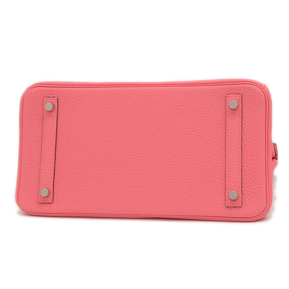 バーキン30 トゴ ローズリップスティック シルバー金具 Q刻印 ハンドバッグ