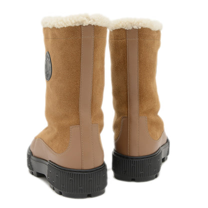 ジャーニー ボアブーツ スエード ムートン キャメル/ブラック #36.5 ブーツ