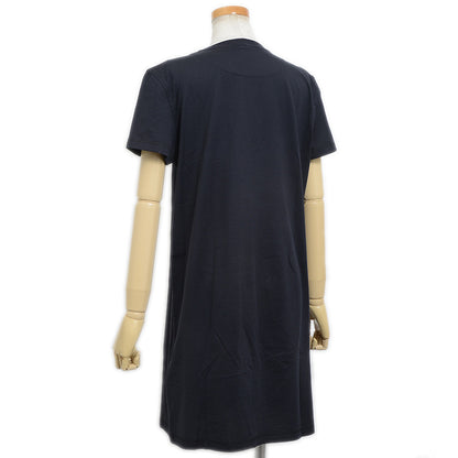 カルトゥッシュ ドレス ワンピース 半袖 コットン ブラック 40サイズ ワンピース